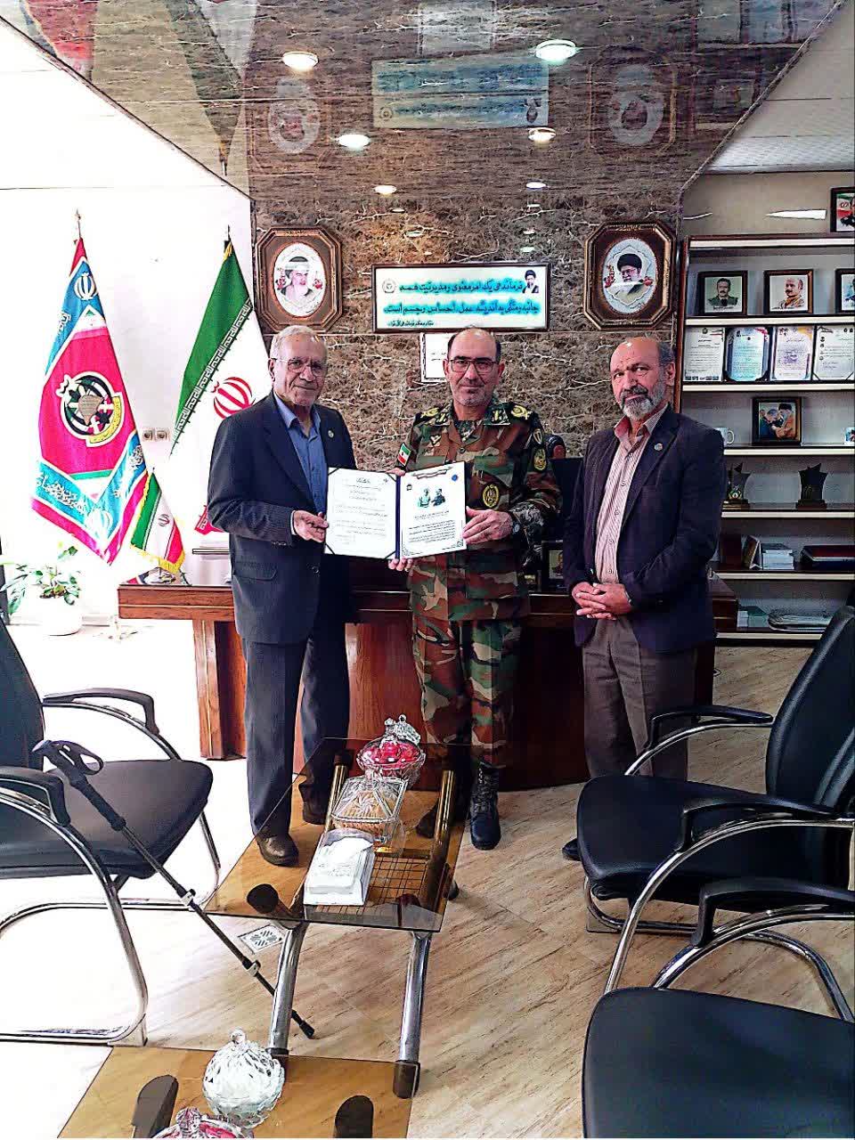 دیدار ریاست گروه معارف جنگ«شهید سپهبد..