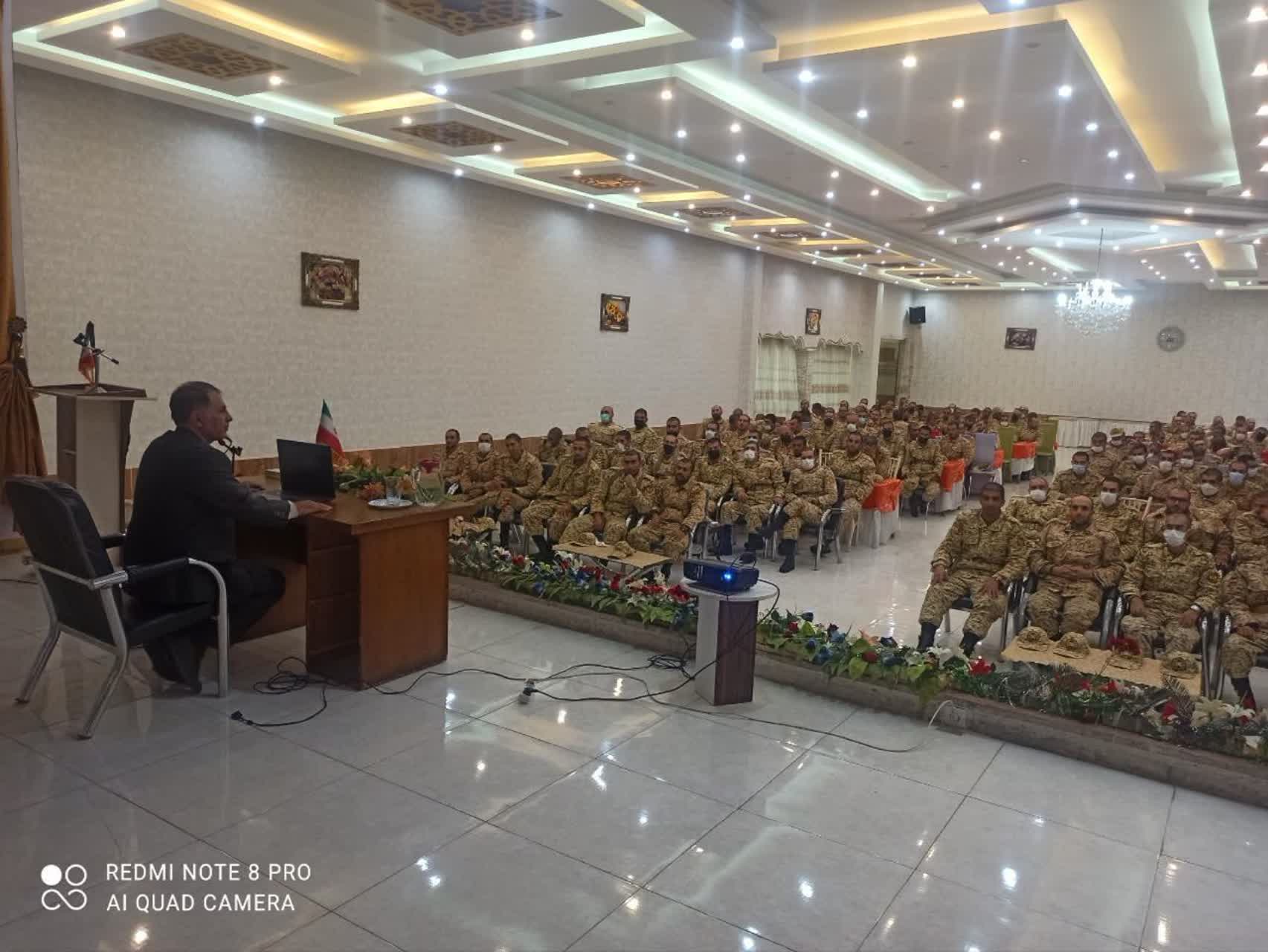 اجرای دوره آموزش معارف جنگ در مرکز آموزش 03 عجب شیر